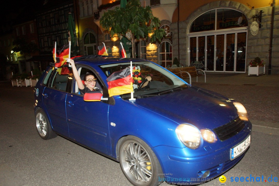 Fussball-EM: Deutschland vs. Griechenland 4-2: Stockach am Bodensee, 21.06.