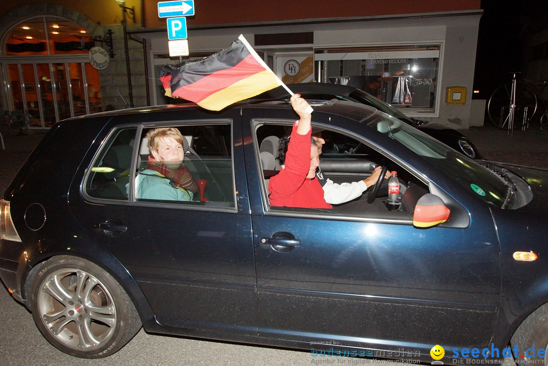 Fussball-EM: Deutschland vs. Griechenland 4-2: Stockach am Bodensee, 21.06.