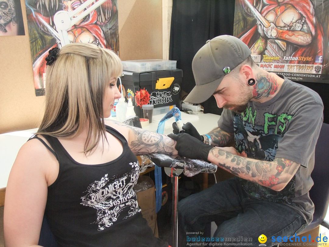 Tattoo Convention Bodensee 2012 - Schiffe: Friedrichshafen, 08.07.2012