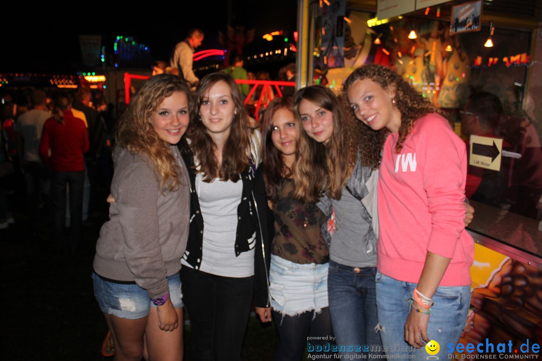 Schlossseefest 2012 mit Feuerwerk: Salem am Bodensee, 28.07.2012