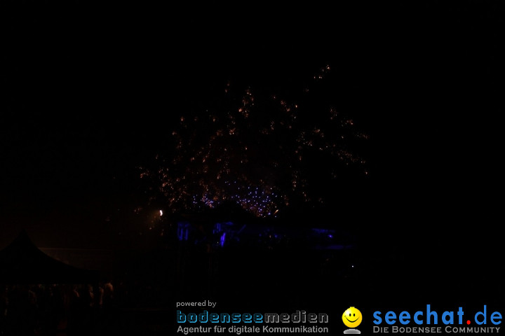 Schlossseefest 2012 mit Feuerwerk: Salem am Bodensee, 28.07.2012