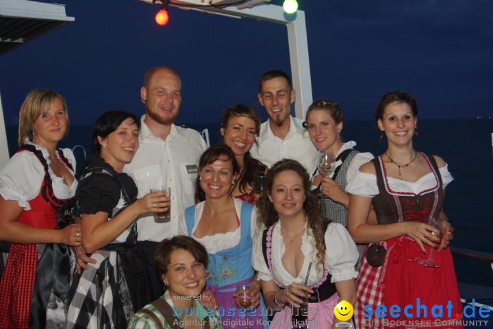 Partyschiff: Lederhosen und Dirndl: Friedrichshafen am Bodensee, 04.08.2012