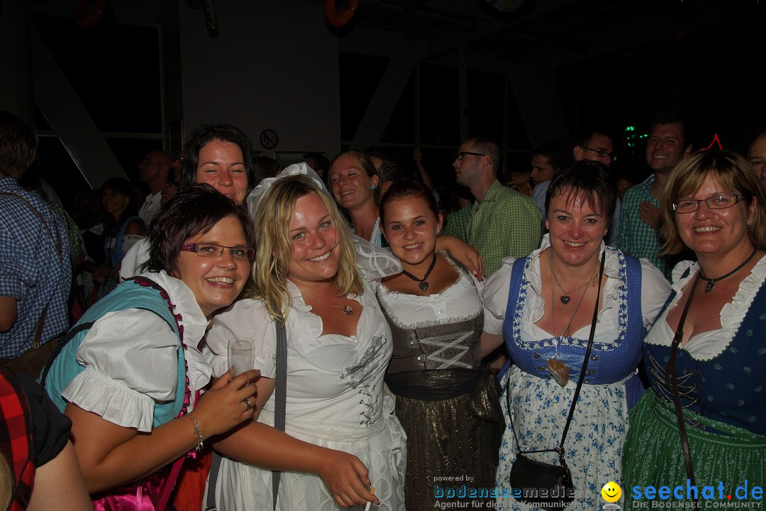 Partyschiff: Lederhosen und Dirndl: Friedrichshafen am Bodensee, 04.08.2012