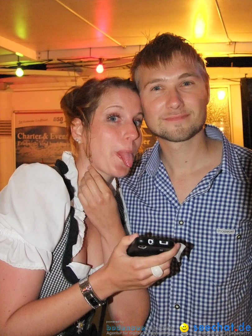 Partyschiff: Lederhosen und Dirndl: Friedrichshafen am Bodensee, 04.08.2012