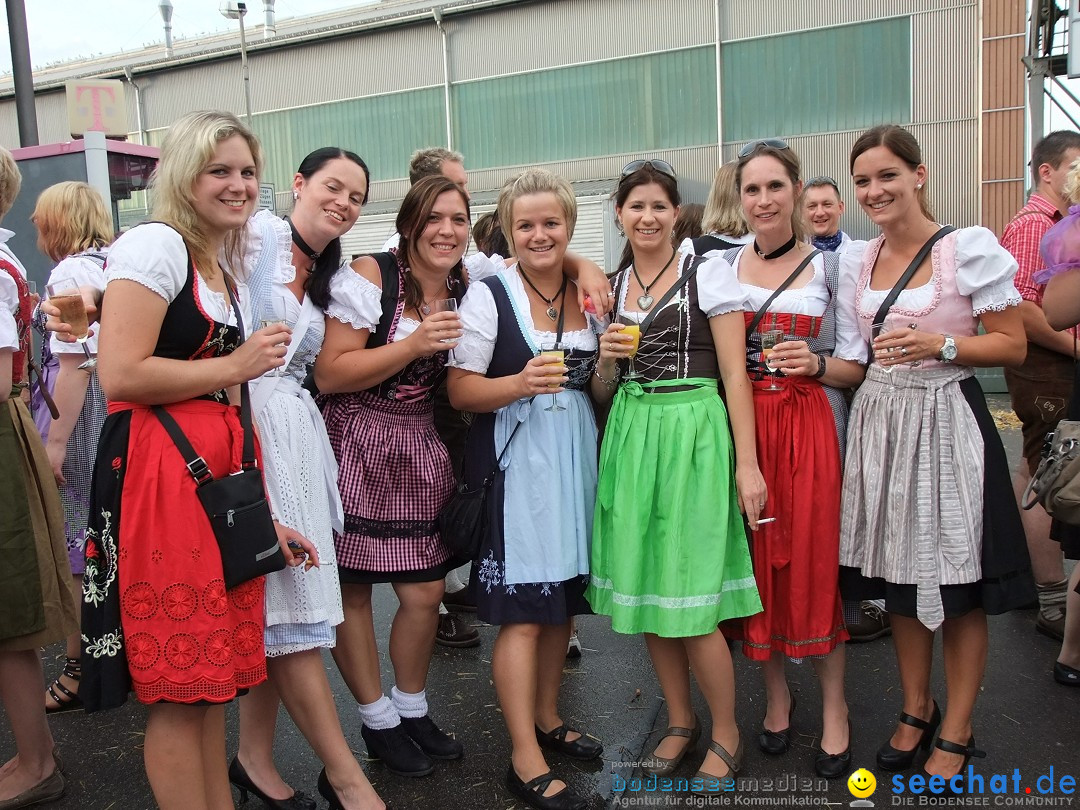 Partyschiff: Lederhosen und Dirndl: Friedrichshafen am Bodensee, 04.08.2012