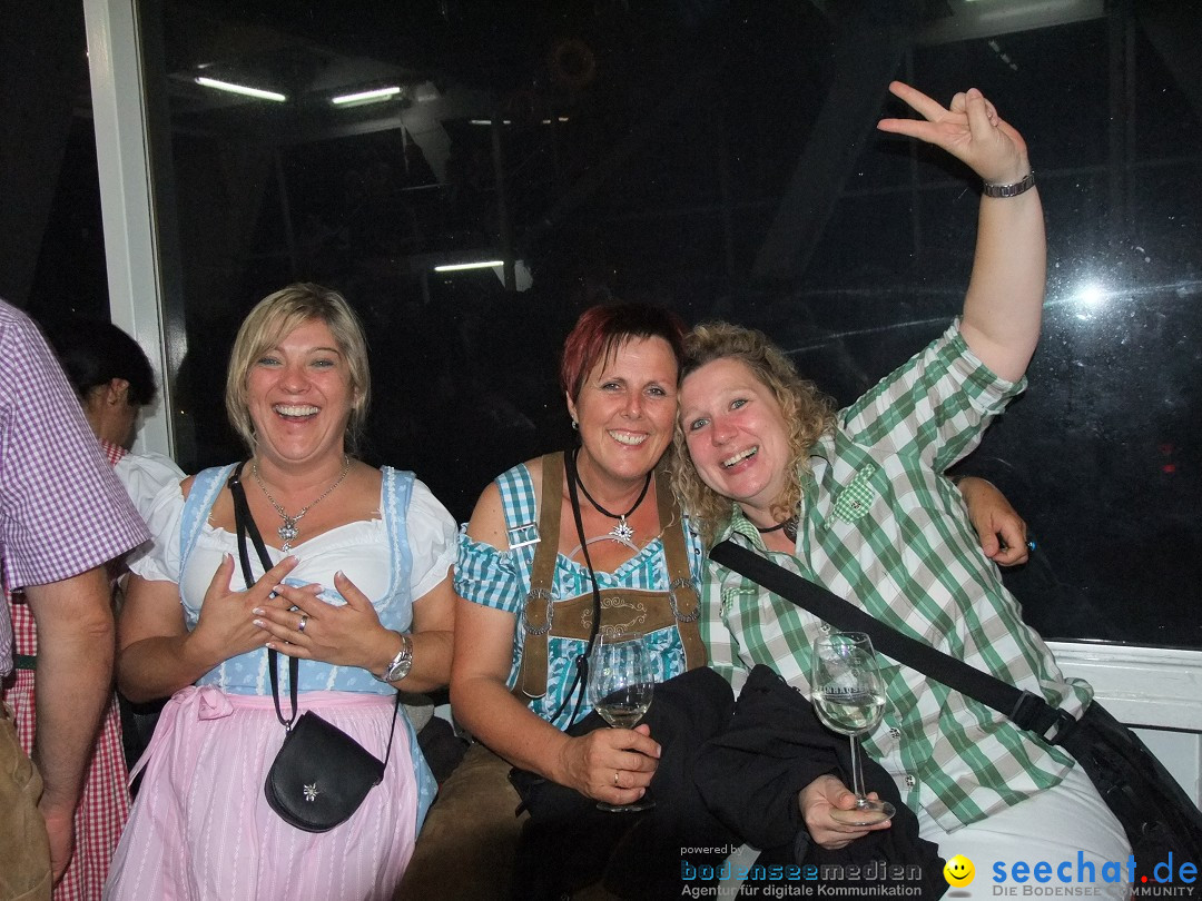 Partyschiff: Lederhosen und Dirndl: Friedrichshafen am Bodensee, 04.08.2012