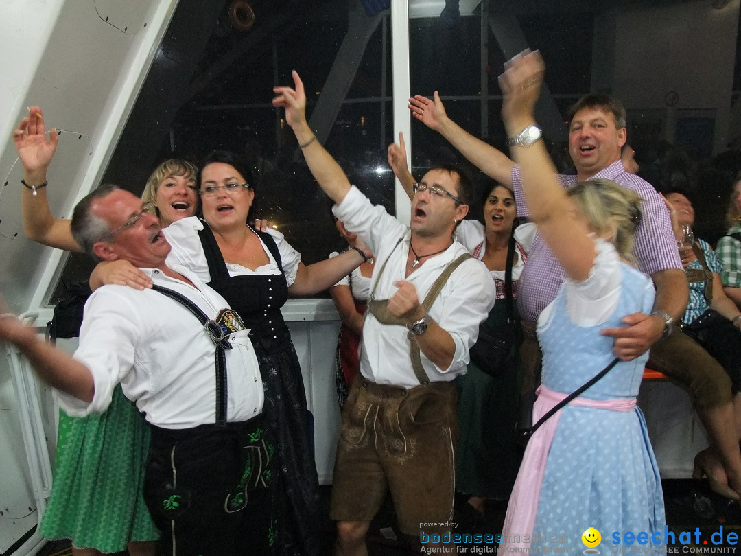 Partyschiff: Lederhosen und Dirndl: Friedrichshafen am Bodensee, 04.08.2012