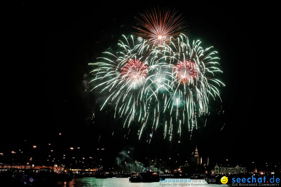 Feuerwerk - Seenachtfest 2012: Konstanz am Bodensee, 11.08.2012