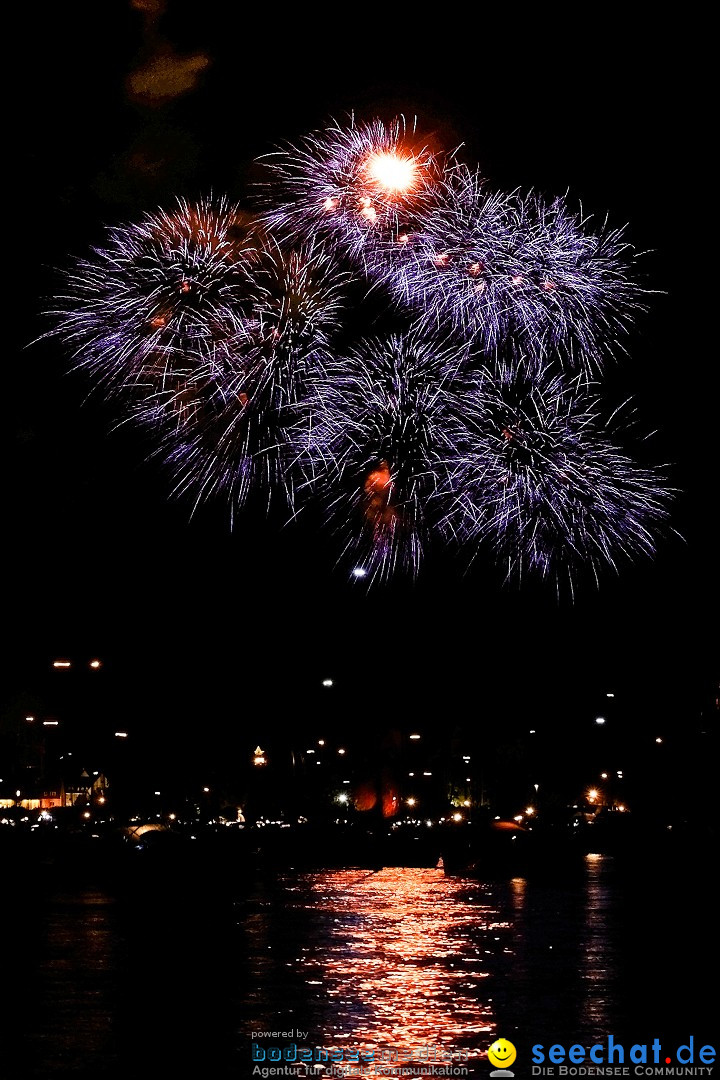 Feuerwerk - Seenachtfest 2012: Konstanz am Bodensee, 11.08.2012