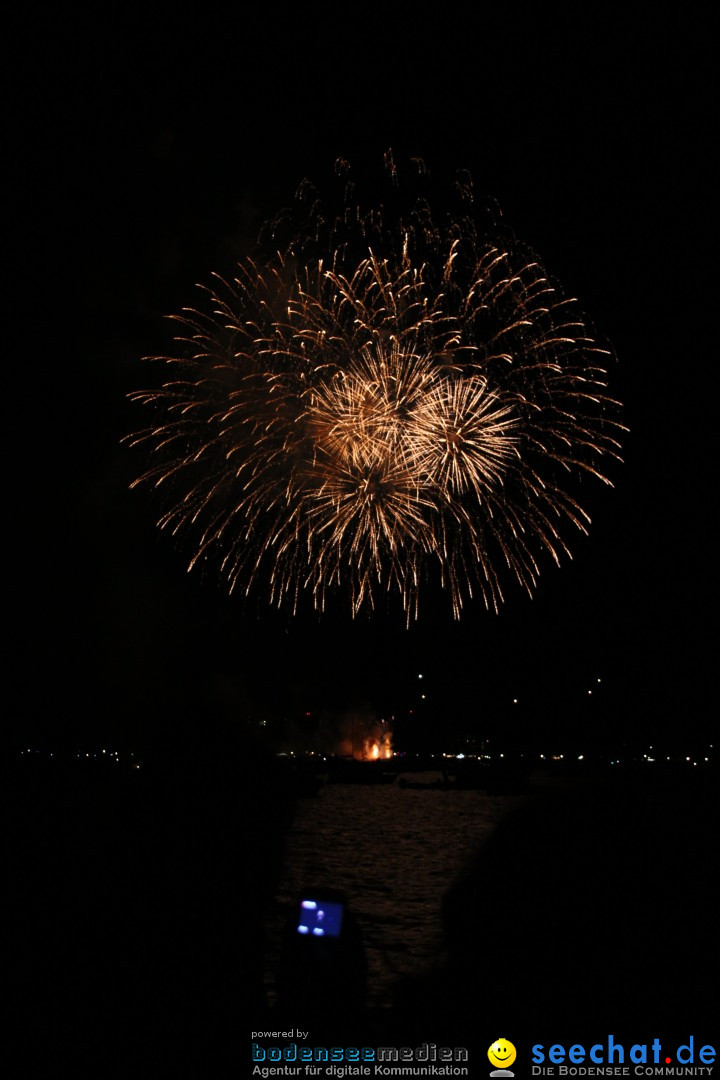 Feuerwerk - Seenachtfest 2012: Konstanz am Bodensee, 11.08.2012