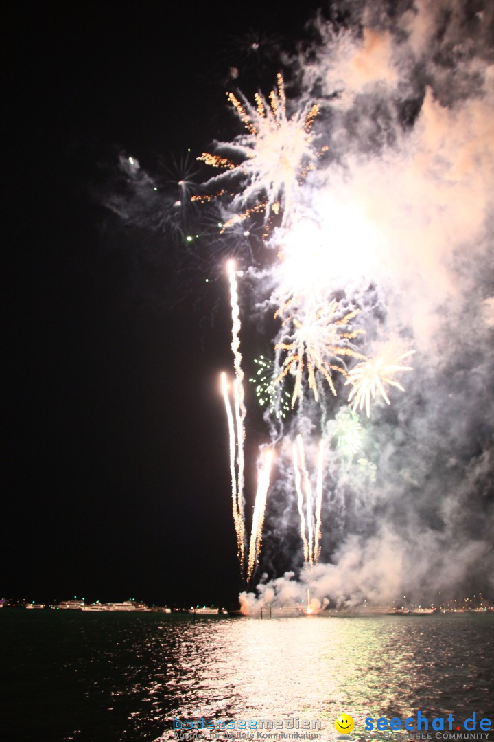 Feuerwerk - Seenachtfest 2012: Konstanz am Bodensee, 11.08.2012