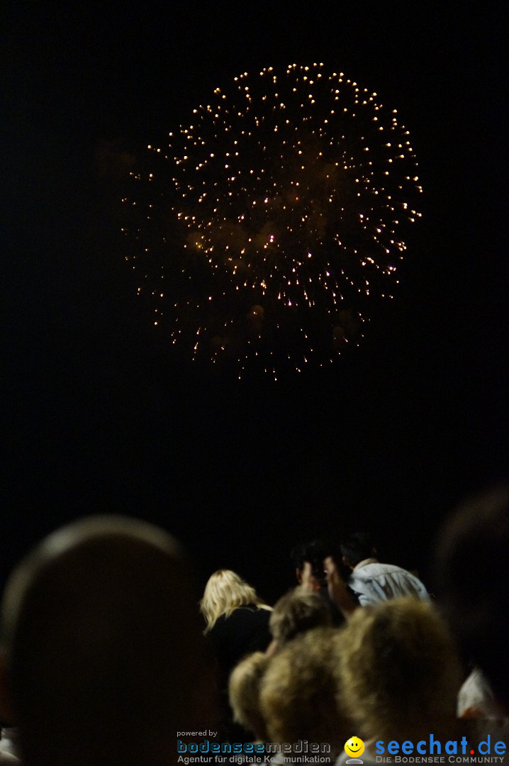 Feuerwerk - Seenachtfest 2012: Konstanz am Bodensee, 11.08.2012