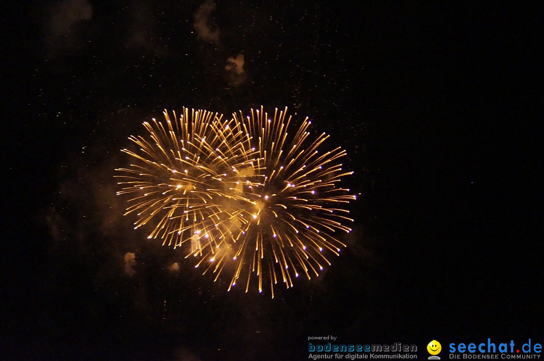Feuerwerk - Seenachtfest 2012: Konstanz am Bodensee, 11.08.2012
