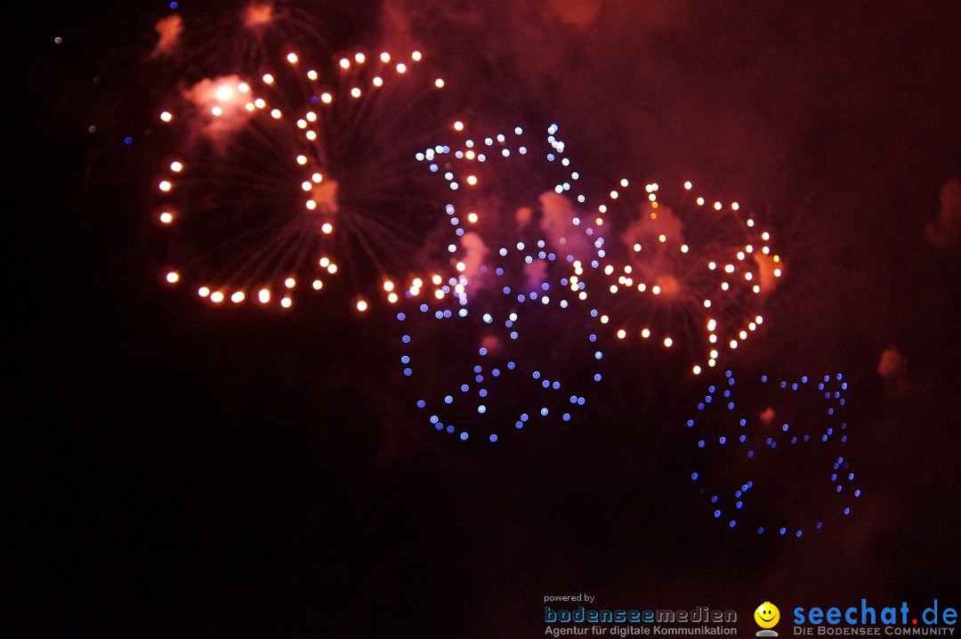 Feuerwerk - Seenachtfest 2012: Konstanz am Bodensee, 11.08.2012