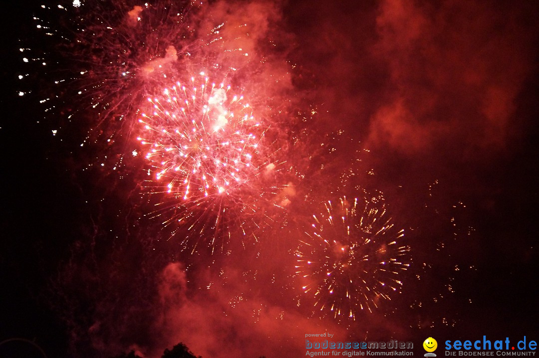 Feuerwerk - Seenachtfest 2012: Konstanz am Bodensee, 11.08.2012