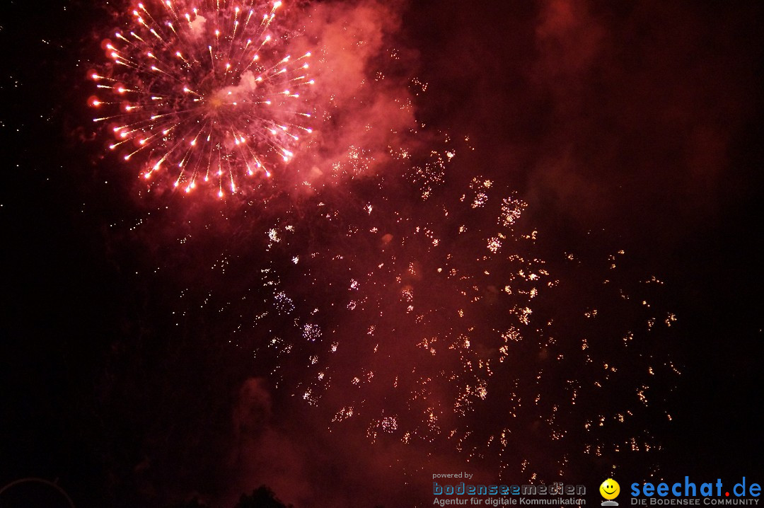 Feuerwerk - Seenachtfest 2012: Konstanz am Bodensee, 11.08.2012