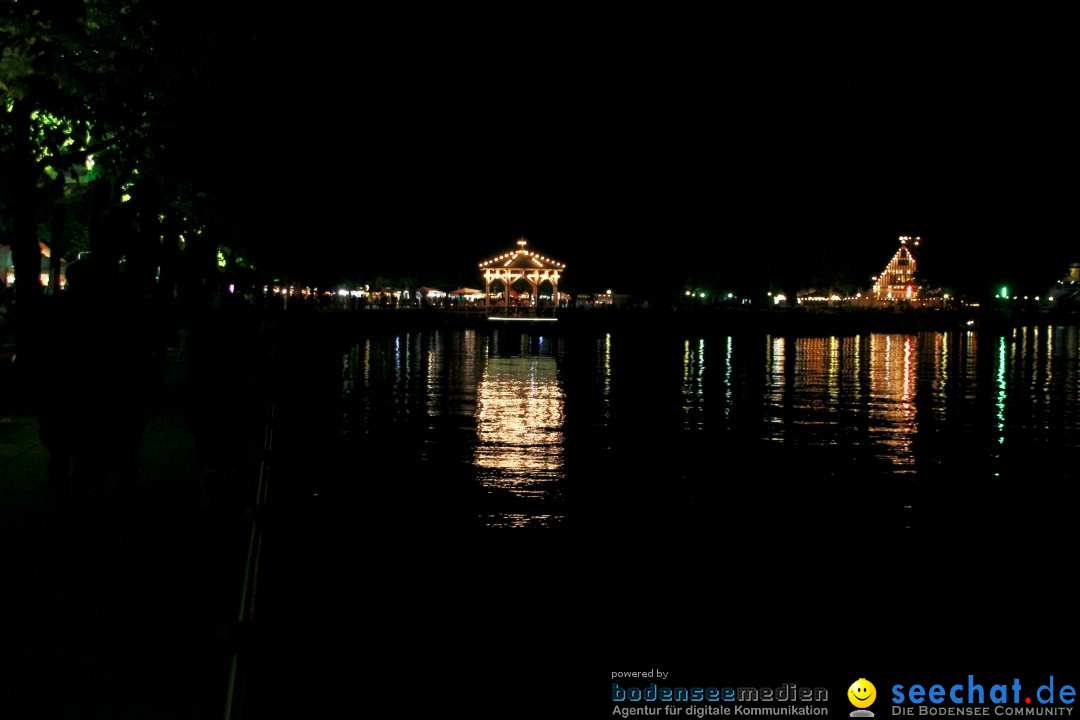 Stadtfest mit Fassanstich und Modenschau: Bregenz am Bodensee, 23.08.2012