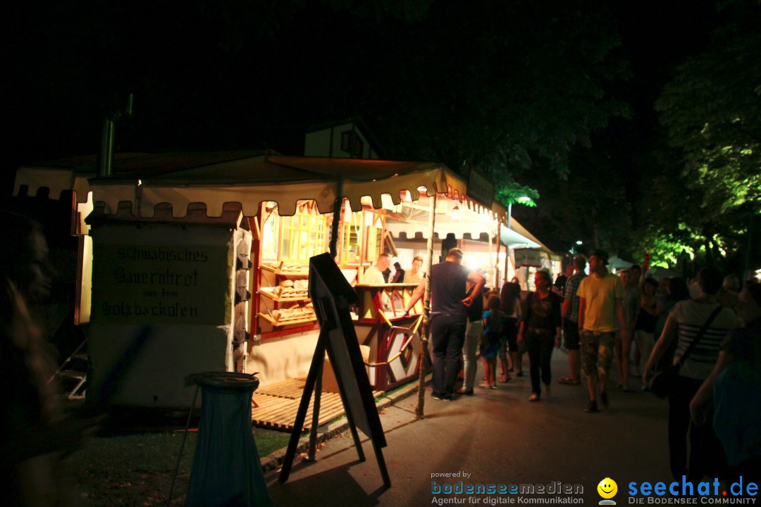 Stadtfest mit Fassanstich und Modenschau: Bregenz am Bodensee, 23.08.2012