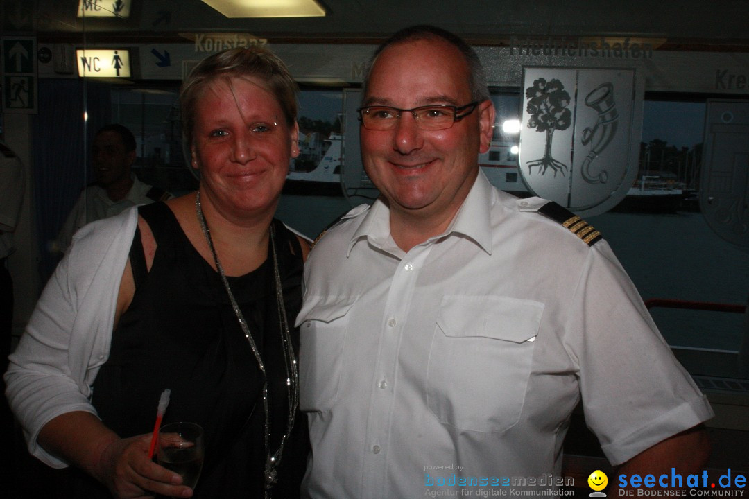 Partyschiff: BLACK-WHITE: Friedrichshafen am Bodensee, 25.08.2012