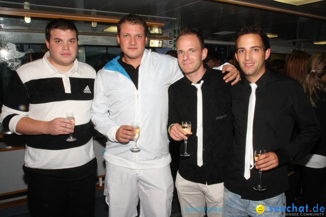 Partyschiff: BLACK-WHITE: Friedrichshafen am Bodensee, 25.08.2012