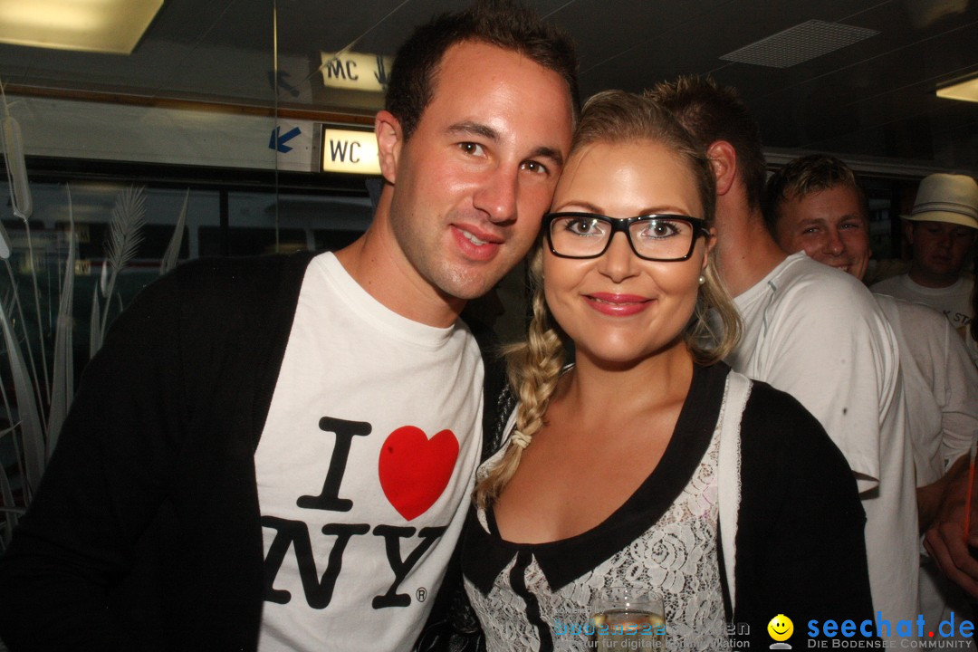 Partyschiff: BLACK-WHITE: Friedrichshafen am Bodensee, 25.08.2012