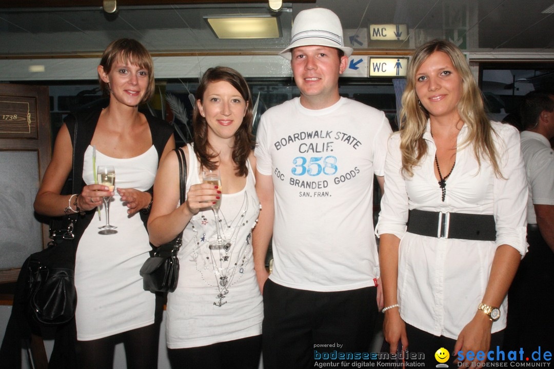 Partyschiff: BLACK-WHITE: Friedrichshafen am Bodensee, 25.08.2012