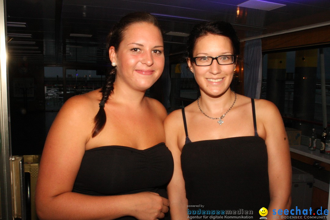 Partyschiff: BLACK-WHITE: Friedrichshafen am Bodensee, 25.08.2012