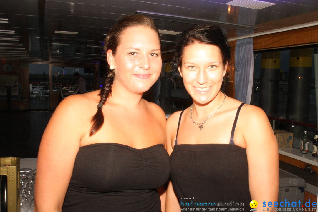 Partyschiff: BLACK-WHITE: Friedrichshafen am Bodensee, 25.08.2012