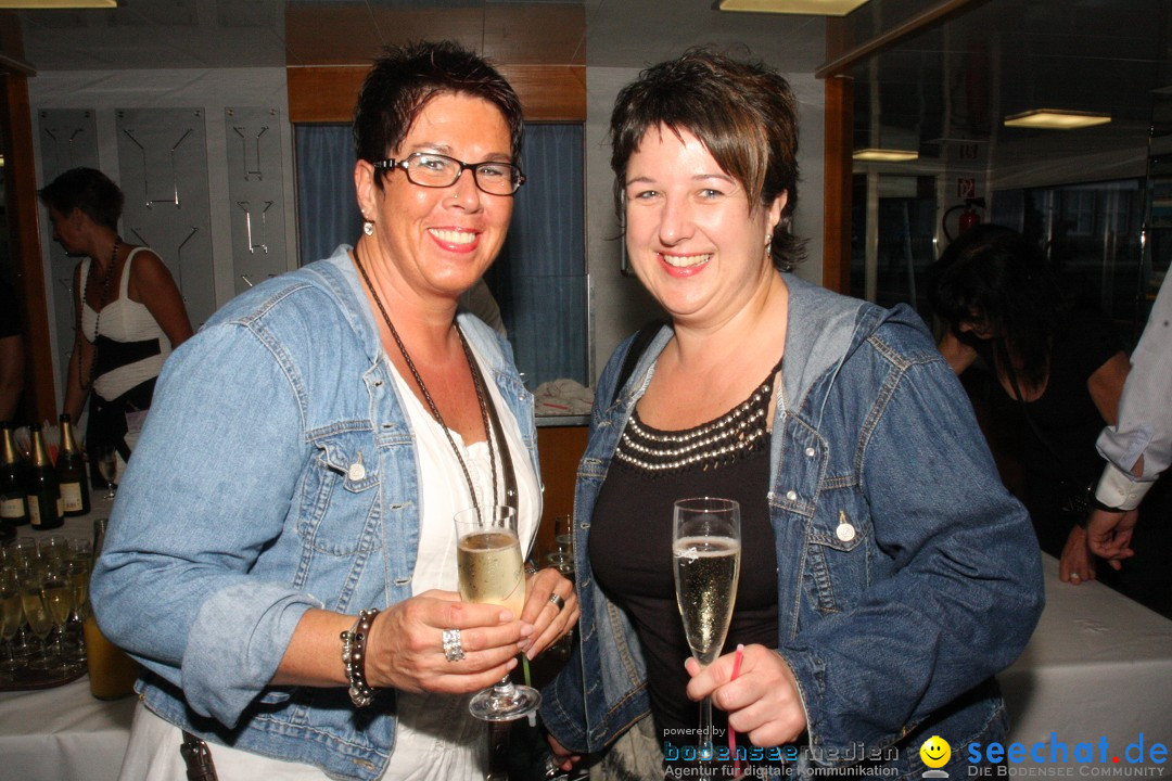 Partyschiff: BLACK-WHITE: Friedrichshafen am Bodensee, 25.08.2012
