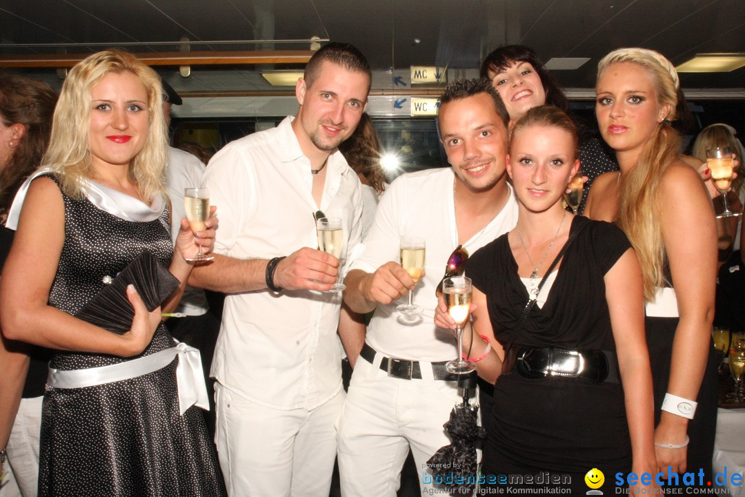 Partyschiff: BLACK-WHITE: Friedrichshafen am Bodensee, 25.08.2012