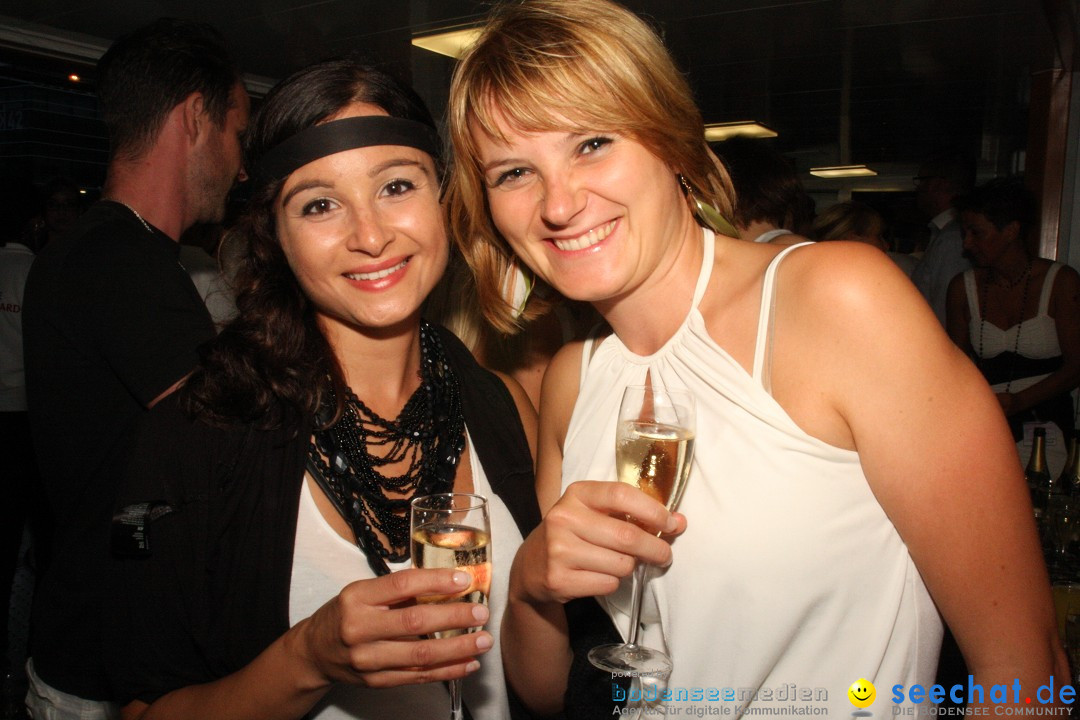 Partyschiff: BLACK-WHITE: Friedrichshafen am Bodensee, 25.08.2012