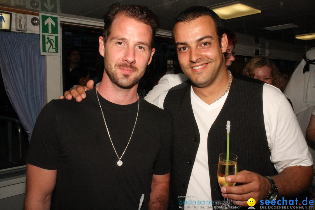 Partyschiff: BLACK-WHITE: Friedrichshafen am Bodensee, 25.08.2012