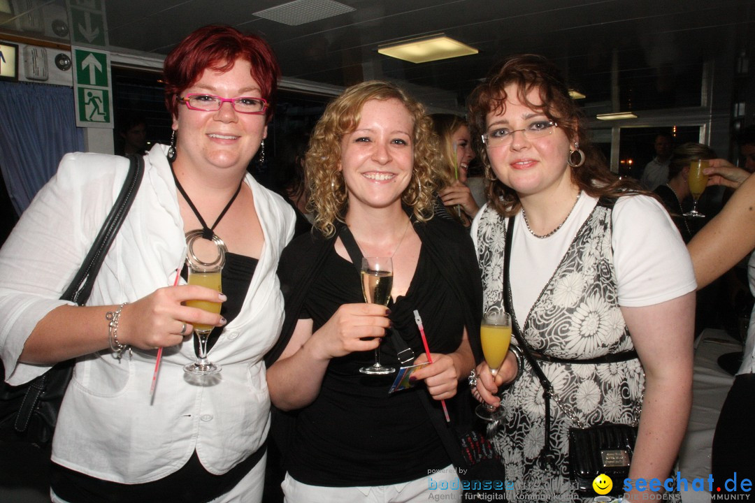 Partyschiff: BLACK-WHITE: Friedrichshafen am Bodensee, 25.08.2012