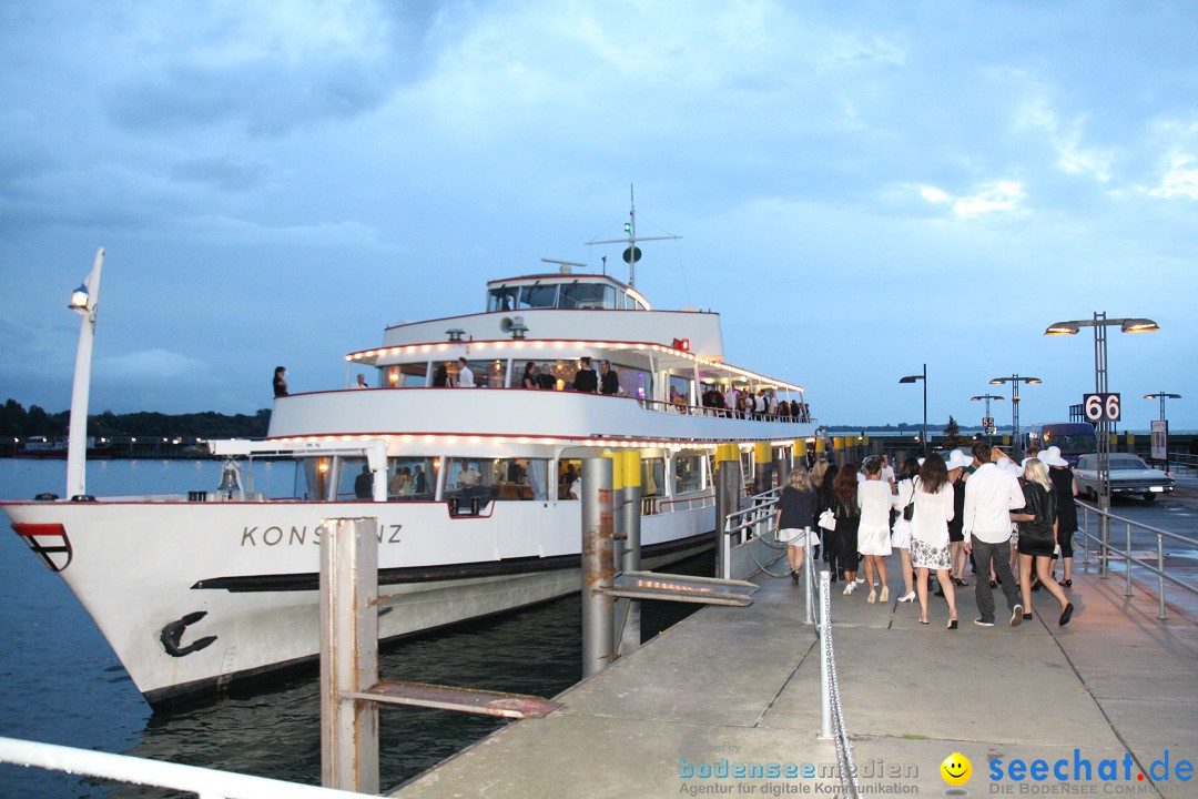 Partyschiff: BLACK-WHITE: Friedrichshafen am Bodensee, 25.08.2012