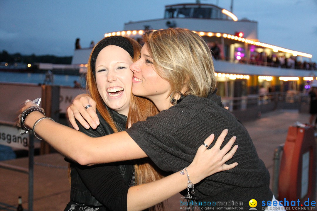 Partyschiff: BLACK-WHITE: Friedrichshafen am Bodensee, 25.08.2012