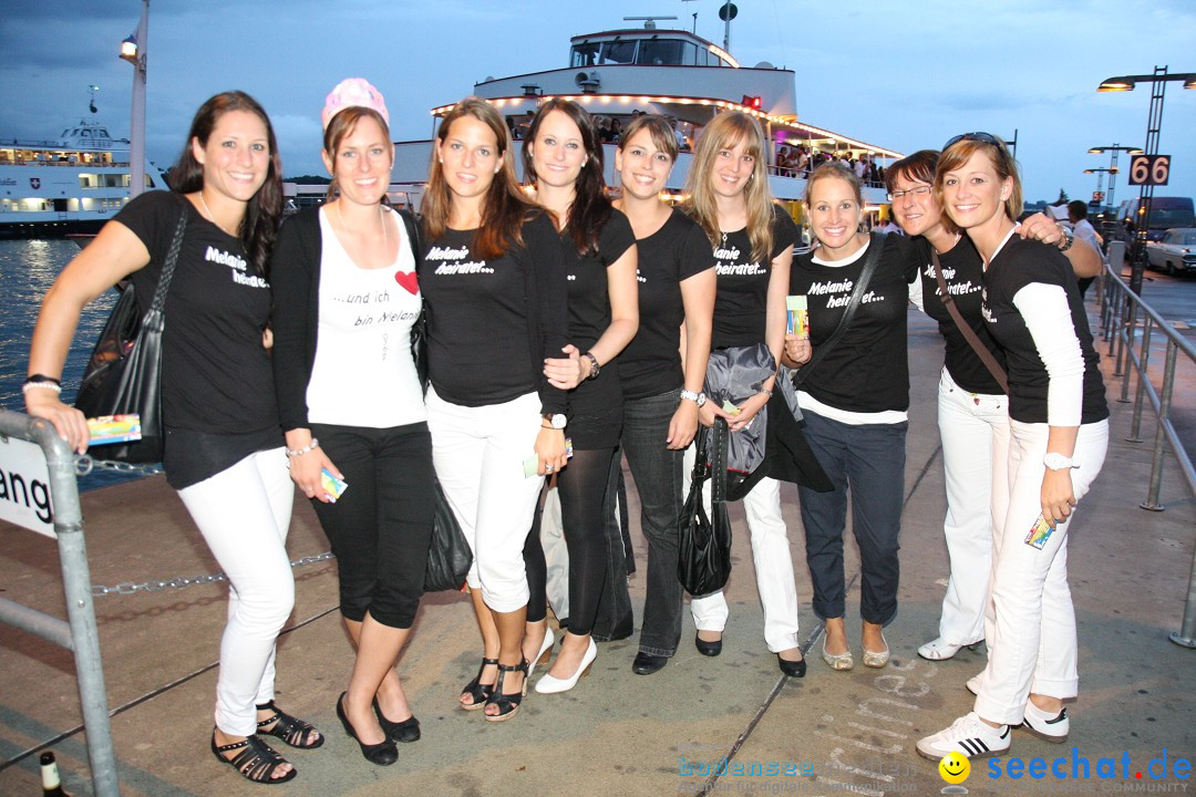 Partyschiff: BLACK-WHITE: Friedrichshafen am Bodensee, 25.08.2012