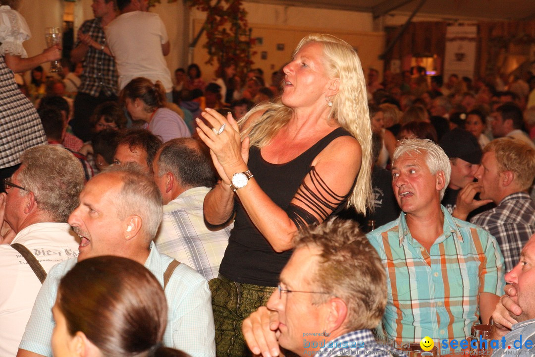 Sichelhenke mit HERZ-ASS: Bohlingen am Bodensee, 27.08.2012