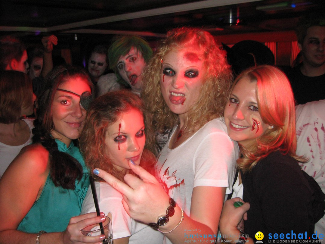 Halloween-Party auf der MS-Baden: Friedrichshafen am Bodensee, 31.10.2012