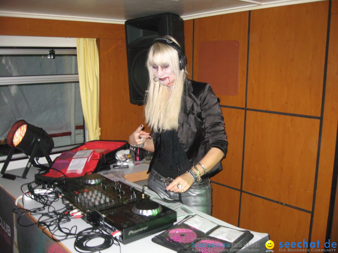 Halloween-Party auf der MS-Baden: Friedrichshafen am Bodensee, 31.10.2012