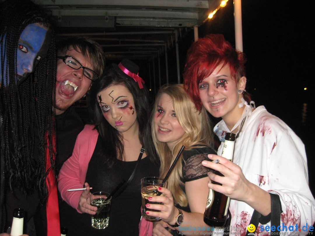 Halloween-Party auf der MS-Baden: Friedrichshafen am Bodensee, 31.10.2012