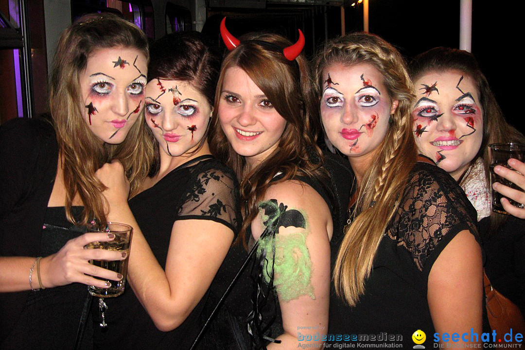 Halloween-Party auf der MS-Baden: Friedrichshafen am Bodensee, 31.10.2012