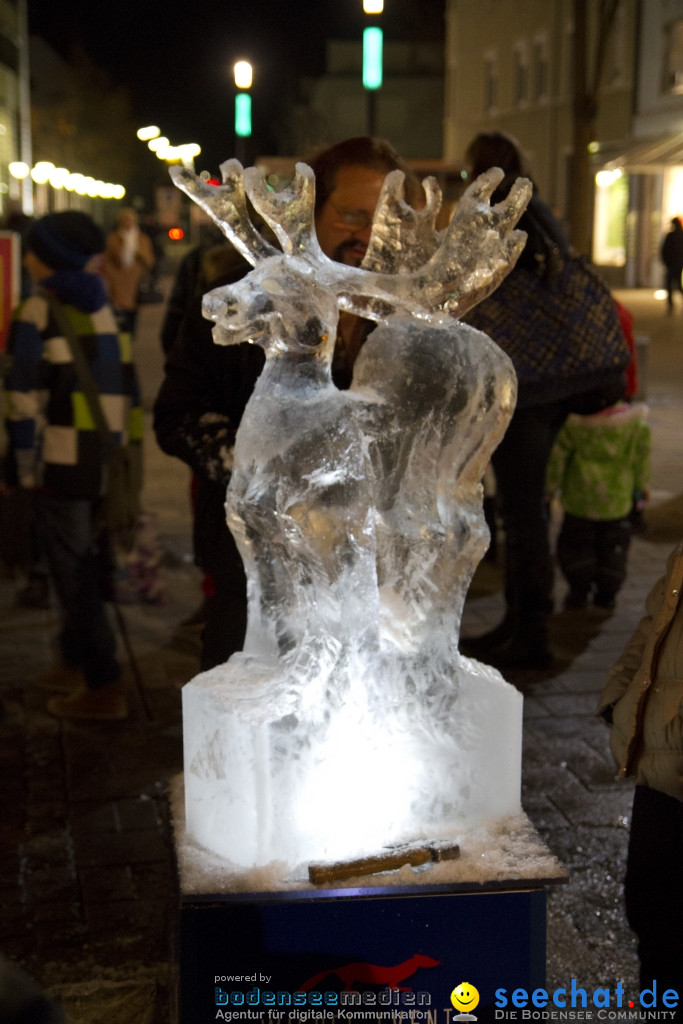 Eis-Skulpturen-Nacht: Singen am Bodensee, 30.11.2012