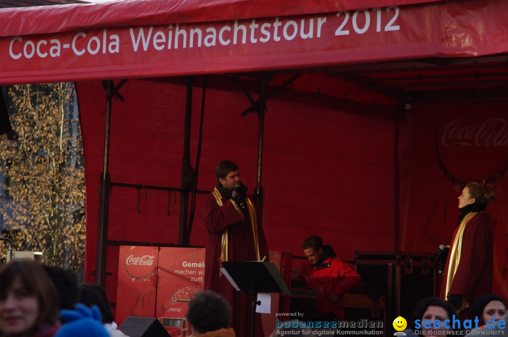 Coca-Cola Weihnachtstour: Singen am Bodensee, 21.12.2012