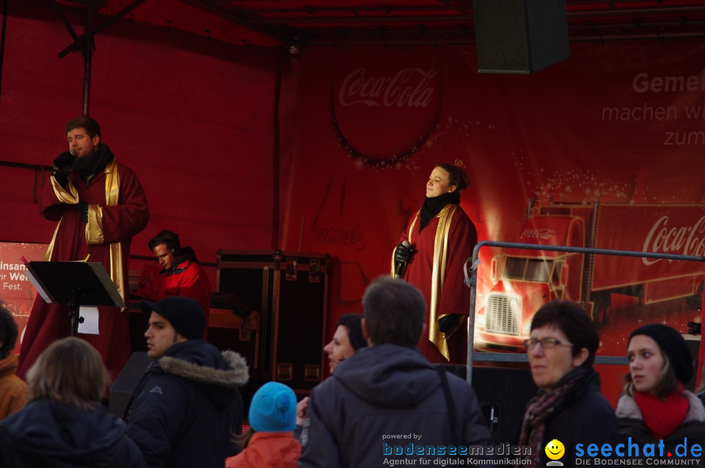 Coca-Cola Weihnachtstour: Singen am Bodensee, 21.12.2012