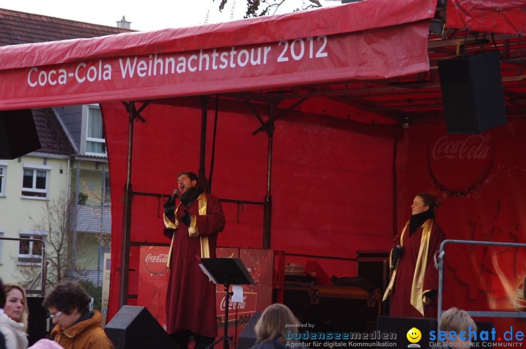 Coca-Cola Weihnachtstour: Singen am Bodensee, 21.12.2012