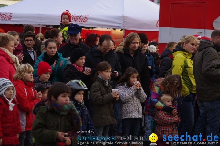 Coca-Cola Weihnachtstour: Singen am Bodensee, 21.12.2012