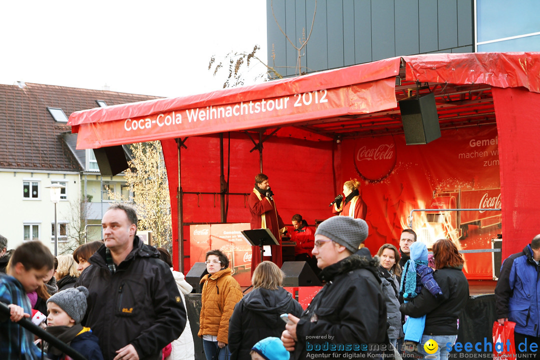 Coca-Cola Weihnachtstour mit Truck: Singen am Bodensee, 21.12.2012