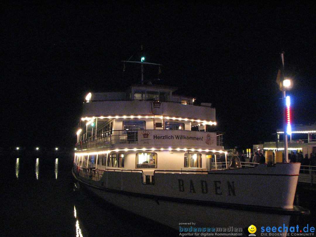Silvester Party-Boot: Friedrichshafen am Bodensee, 31.12.2012