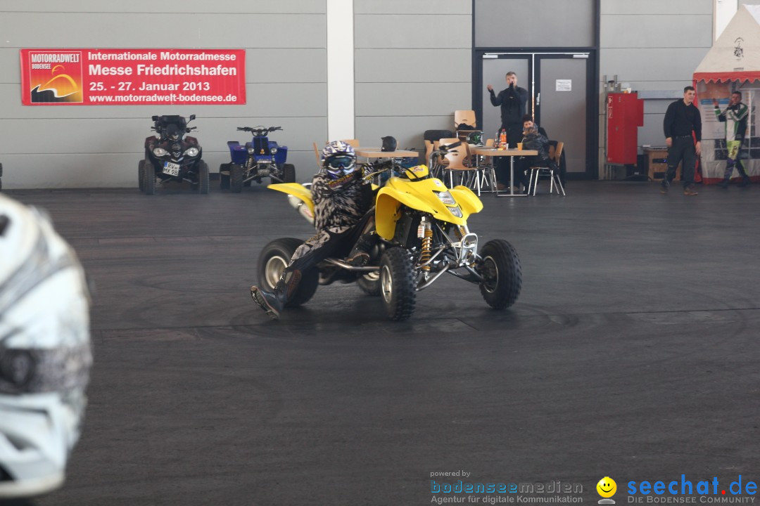 MOTORRADWELT: Messe Friedrichshafen am Bodensee, 26.01.2013