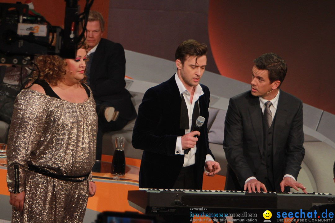 Wetten, dass..? Live: Justin Timberlake, Bruno Mars und Heino: Friedrichsha